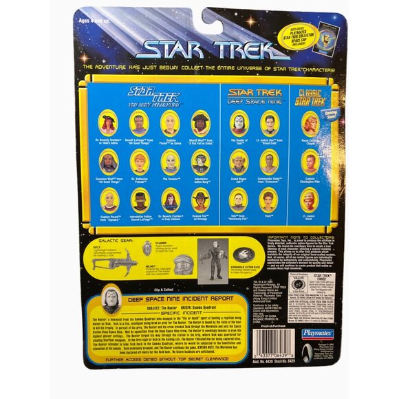 Star Trek Deep Space Nine Hunter Of The Tosk Action Figure With Space Cap - Picture 6 of 11
